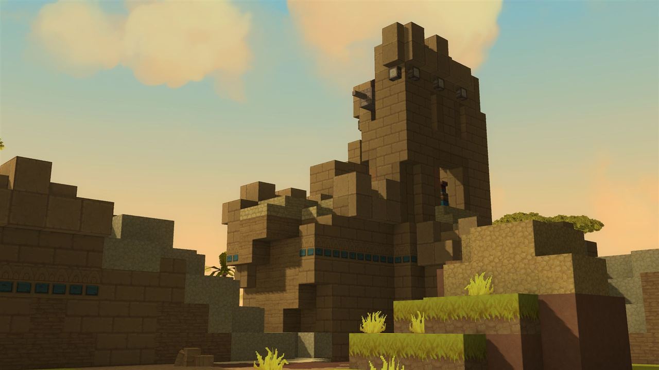 Hytale Zone 2 Howling Sands desert gameplay — free Hytale server hosting worlds