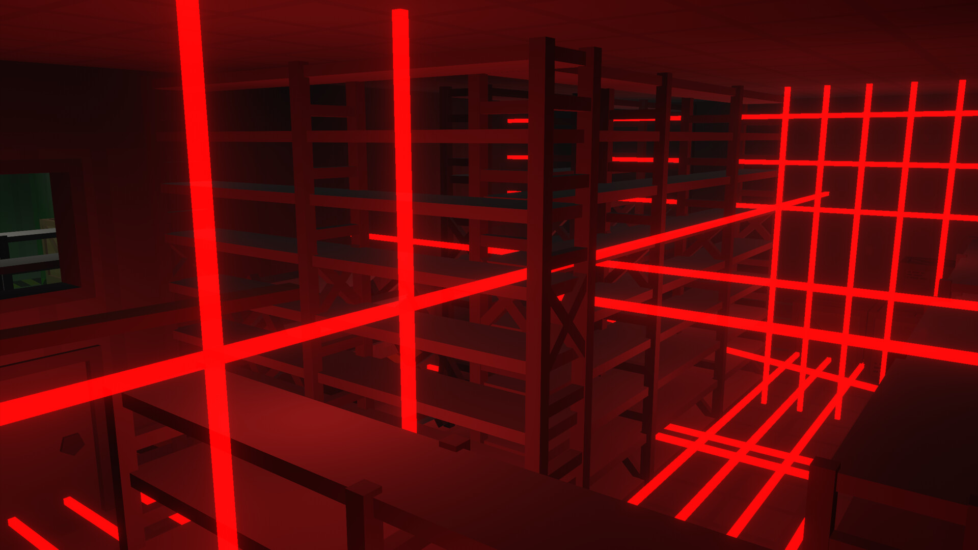 Laser security vault room in Unturned — high-tier loot raids on a free Unturned server